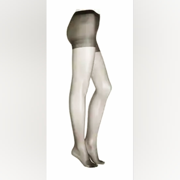 Calvin Klein Accessories - Calvin Klein Silken Sheer Control Top Women's Tights - Black - Size S/ Size 1